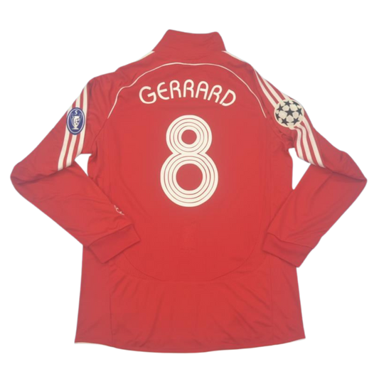 Liverpool Heim Langarm 06/08 "Gerrard" Nº 8
