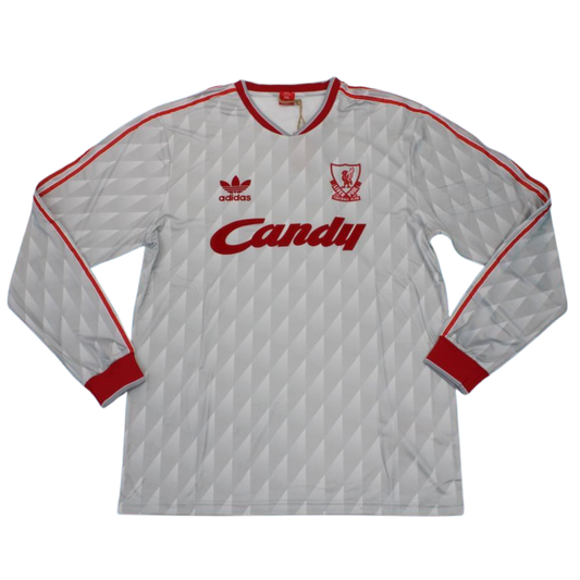 Liverpool Auswärts Langarms 89/91