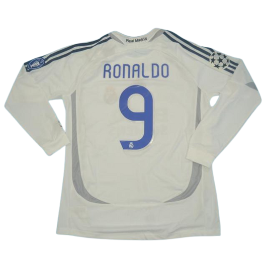 Real Madrid Heim Langarm 06/07 "Ronaldo" Nº 9