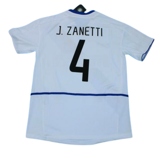 Internazionale Auswärts Weiß 02/03 "J.Zanetti" Nr.4