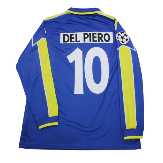 Juventus Auswärts Blau UCL Version Langarm 96/97 "Del Piero" Nr.10