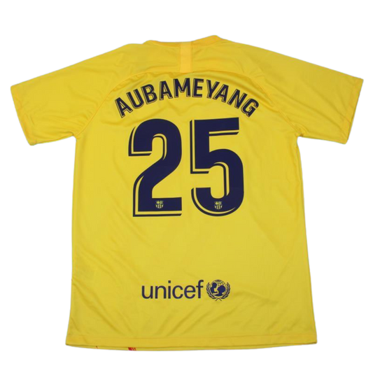 Barcelona Auswärts Alternative Gelb 19/20 "Aubameyang" Nº 25