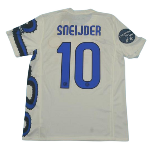 Internazionale Auswärts Weiß UCL Version 10/11 "Sneijder" Nr.10