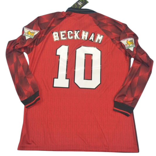 Manchester United Heim Langarm 96/98 "Beckham" Nº10