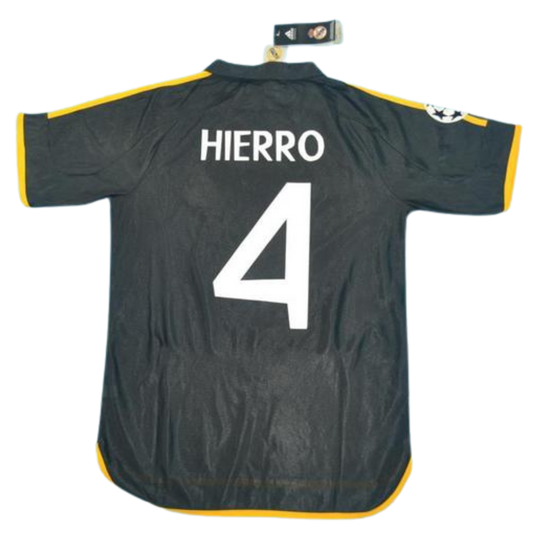 Real Madrid Auswärts Black 99/00 "Hierro" Nº 4