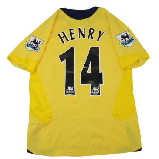 Arsenal Auswärts Gelb 05/06 "Henry" Nº 14