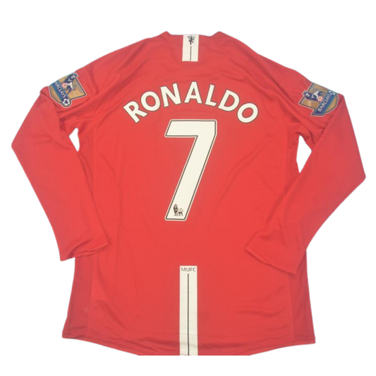 Manchester United Heim Langarm 07/09 "Ronaldo" Nº 7