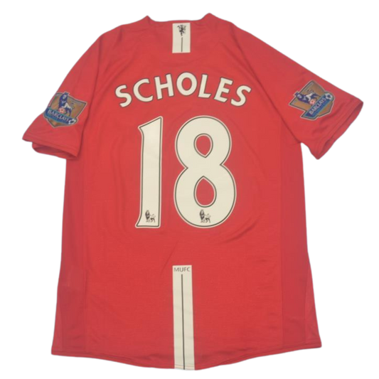 Manchester United Heim 07/09 "Scholes" Nº 18