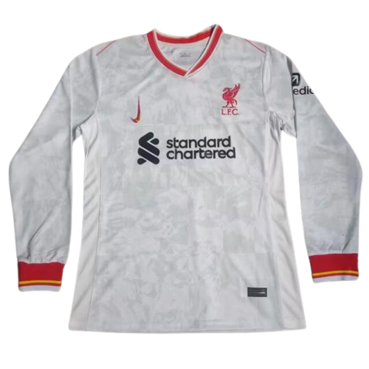 Liverpool Alternative Weiß Langarms 24/25