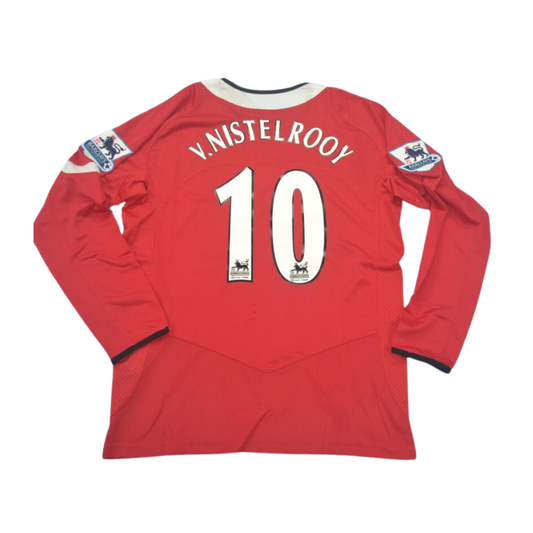 Manchester United Heim Langarm 04/06 "V. Nistelrooy" Nº10