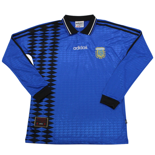 Argentinien Auswärts Blau Langarm 1994