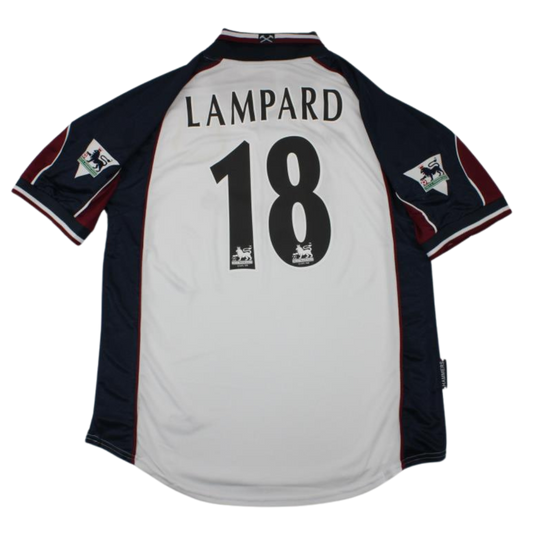 West Ham Auswärts Alternative Weiß 99/00 "Lampard" Nº 18