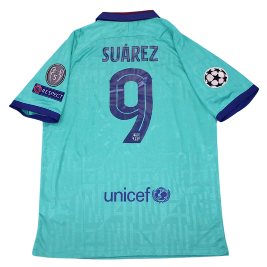 Barcelona Auswärts Alternative Grün 19/20 "Suárez" Nº 9