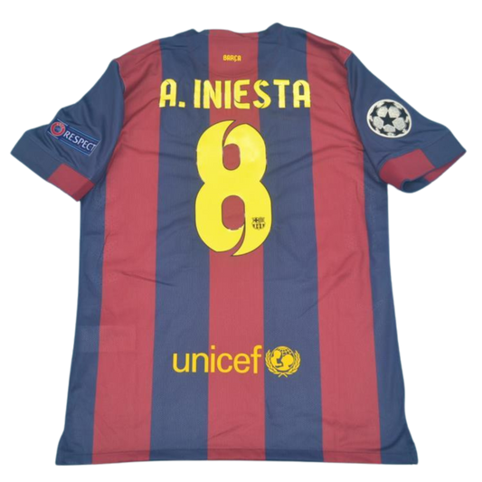 Barcelona Heim 14/15 "A. Iniesta" Nº 8
