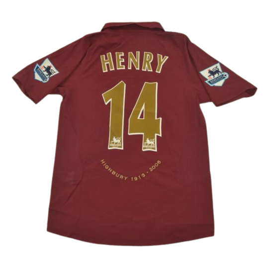Arsenal Heim 05/06 "Henry" Nº 14
