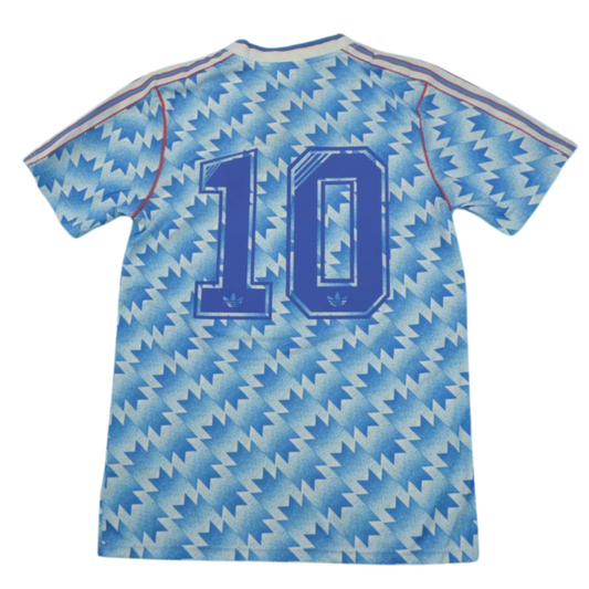 Manchester United Auswärts Blau 90/92 Nº 10