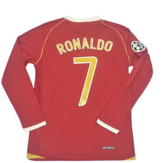 Manchester United Heim Langarm 06/07 "Ronaldo" Nº7