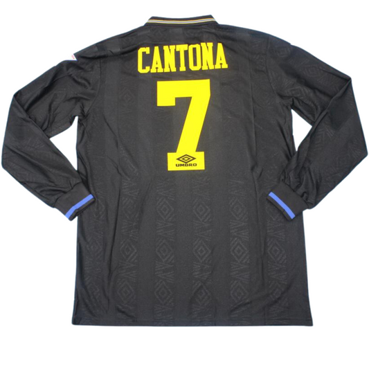 Manchester United Black Auswärts Langarm 93/95 "Cantona" Nº7