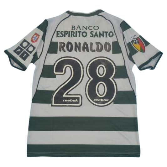 Sporting Lisboa Heim 01/02 "Ronaldo" Nº 28