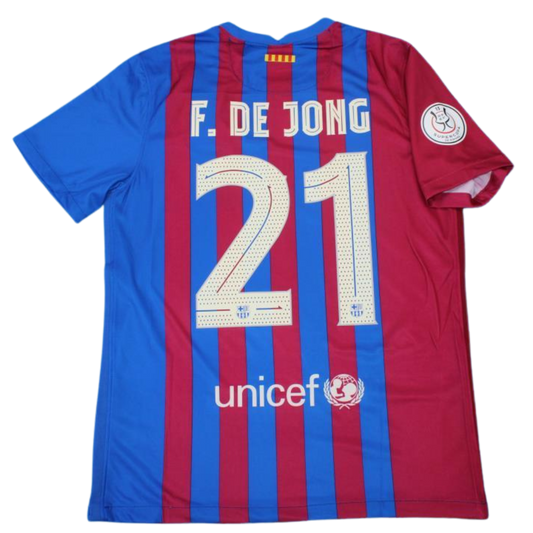 Barcelona Spain Supercopa 21/22 "F. De Jong" Nº 21