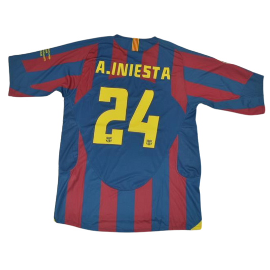 Barcelona Heim 2006 "A. Iniesta" Nº 24