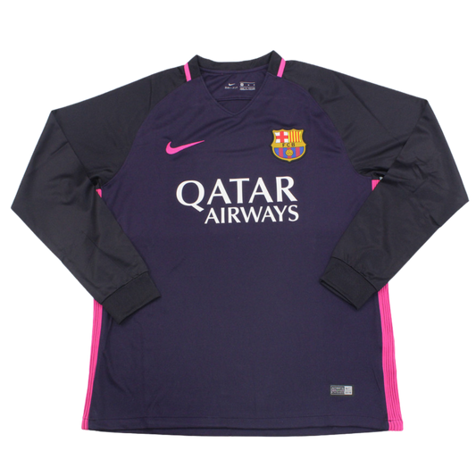 Barcelona Auswärts Langarm 16/17