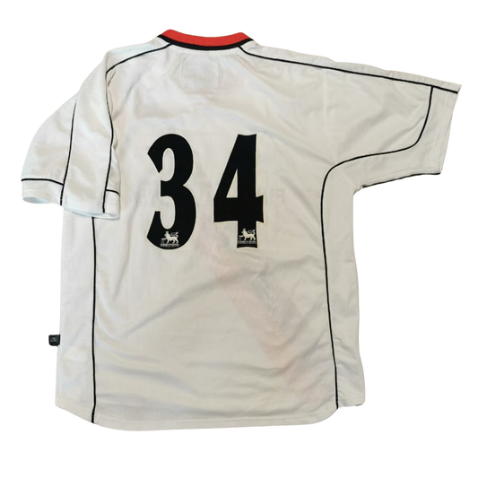 Manchester City Auswärts Weiß 02/03 Nº 34