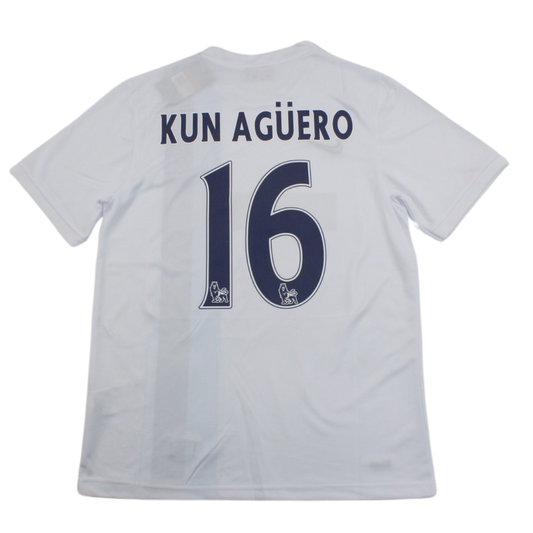 Manchester City Auswärts Weiß 13/14 "Aguero" Nº 16