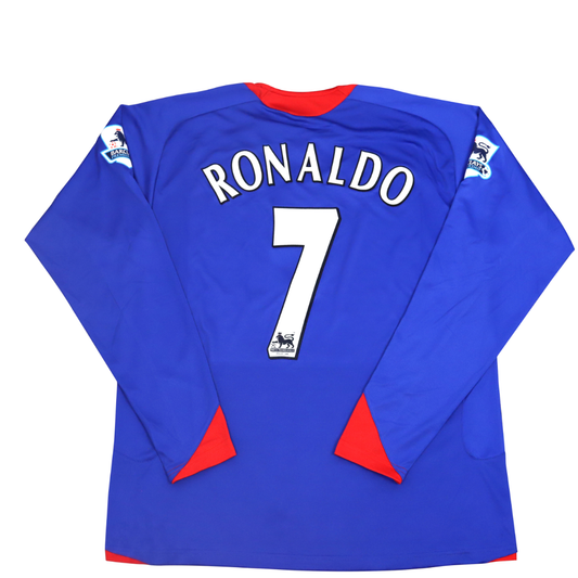 Manchester United Auswärts Blau 05/06 "Ronaldo" Nº7