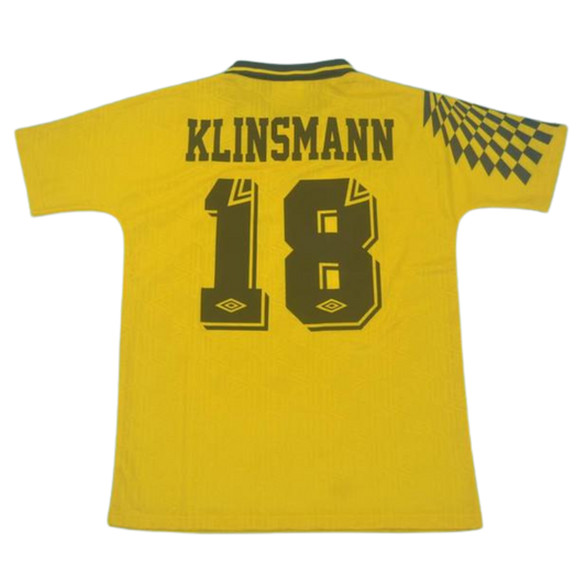 Tottenham Gelb Jersey 92/94 "Klinsmann" Nº 18