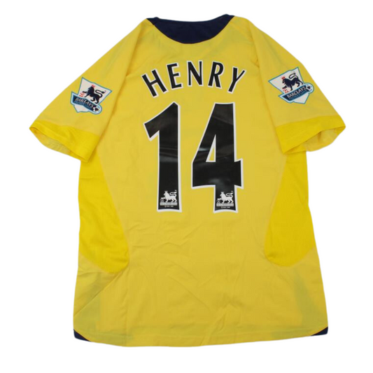 Arsenal Auswärts Gelb 05/06 "Henry" Nº14