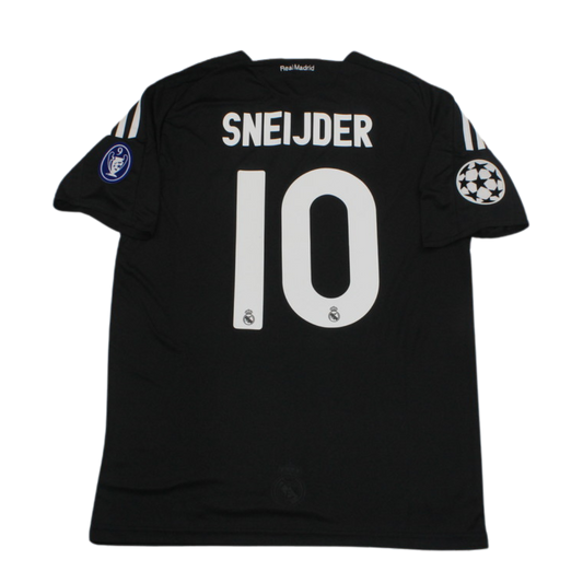 Real Madrid Auswärts Alternative Black 08/09 "Sneijder" Nº 10