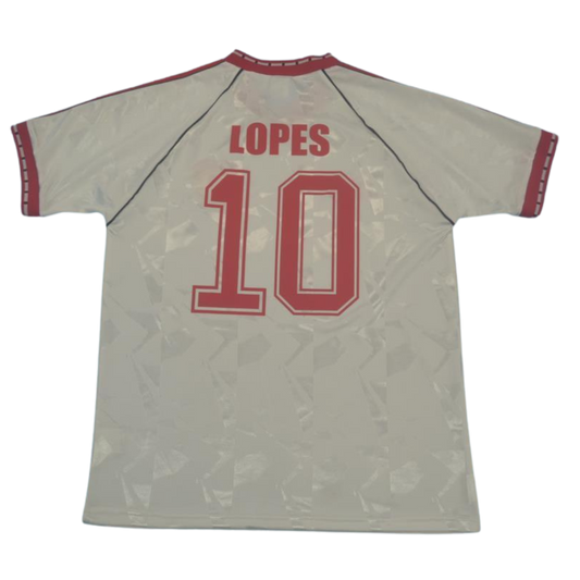 Manchester United European Cup Winner Weiß 1991 "Lopes" Nº 10