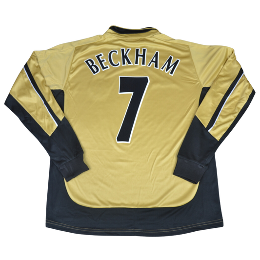 Manchester United Auswärts Langarm 01/02 "Beckham" Nº 7