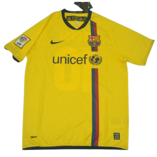 Barcelona Auswärts Gelb 08/09