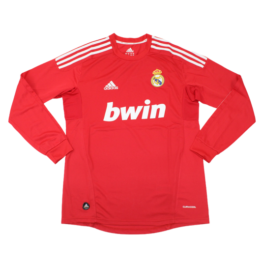 Real Madrid Auswärts Alternative Rot Langarm 11/12