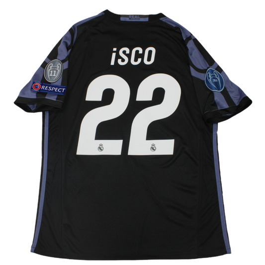 Real Madrid Auswärts Black 16/17 "Isco" Nº 22