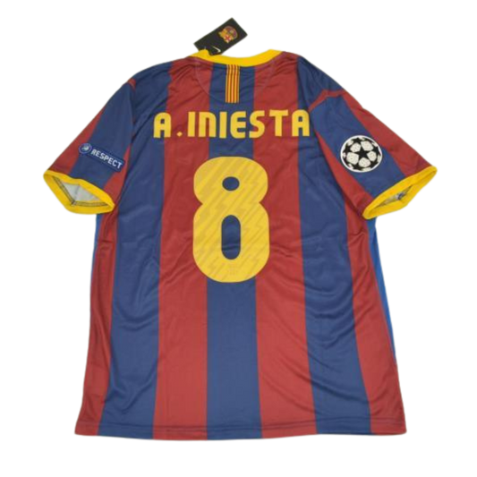 Barcelona UCL Final Jersey 2011 "Iniesta" Nº 8