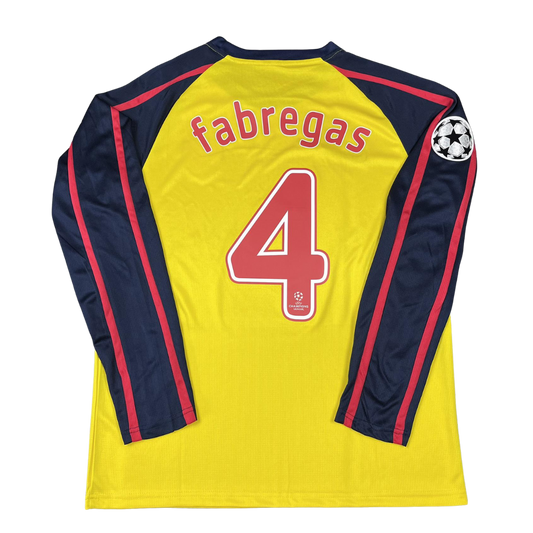 Arsenal Auswärts Gelb 08/09 Langarm "Fabregas" Nº 4