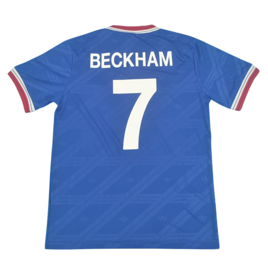 Manchester United Auswärts Blau 1986/1988 "Beckham" Nº 7