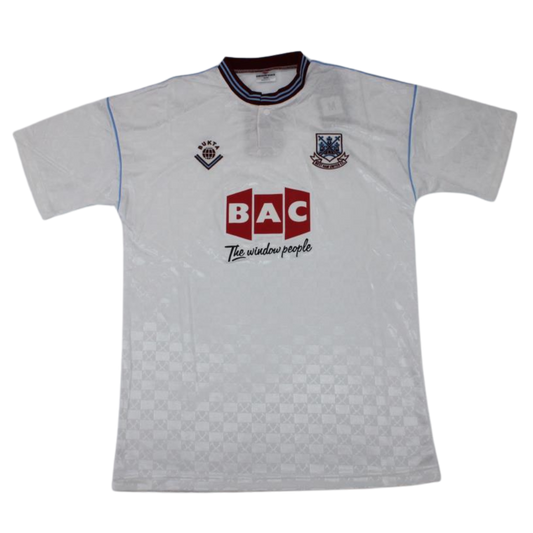 West Ham Auswärts Weiß 89/90