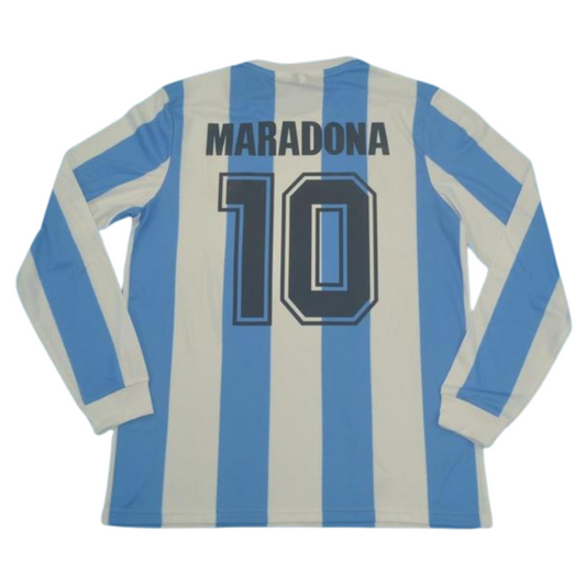 Argentinien Heim Langarm 1986 "Maradona" Nr.10