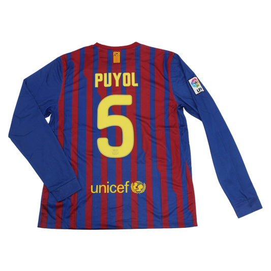 Barcelona Heim Langarm 11/12 "Puyol" Nº 5