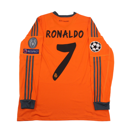 Real Madrid Alternative Orange Langarm 13/14 "Ronaldo" Nº 7