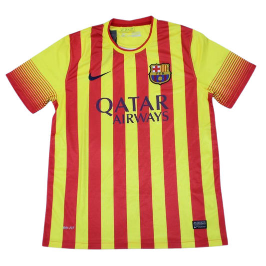 Barcelona Auswärts Gelb Rot 13/14