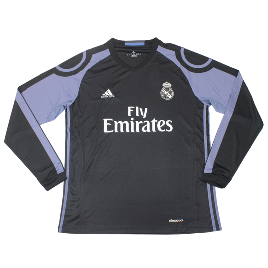 Real Madrid Auswärts Black Langarm 16/17