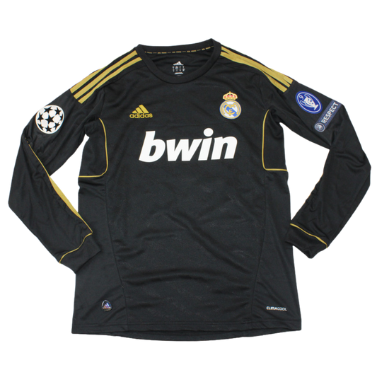 Real Madrid Auswärts Black Langarm 11/12