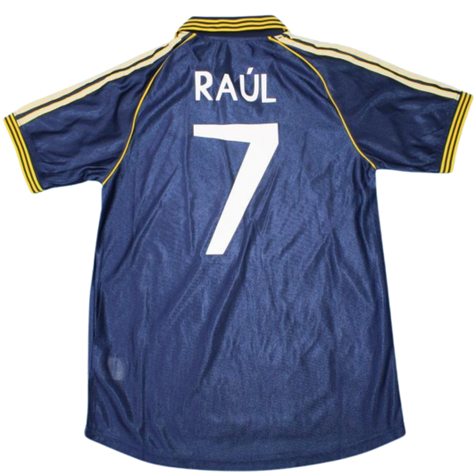 Real Madrid Auswärts Navy Blau 98/99 "Raul" Nº 7