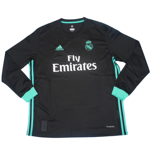 Real Madrid Auswärts Black Langarm 17/18