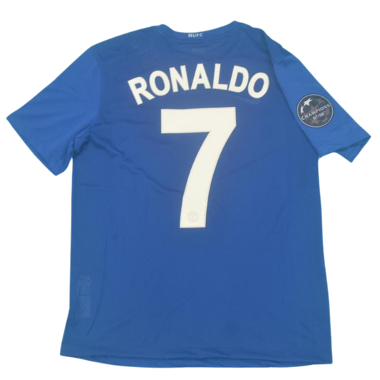 Manchester United Auswärts Blau 08/09 "Ronaldo" Nº 7
